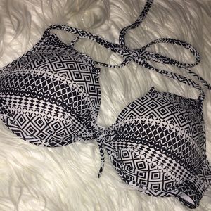victoria’s secret tribal print push-up bikini top